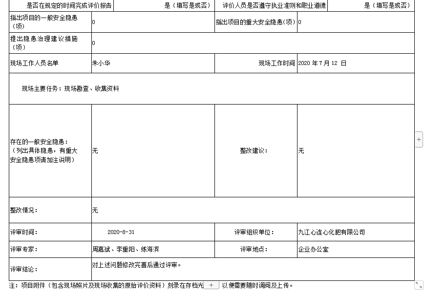 九江心連心化肥有限公司年產(chǎn)40萬噸復(fù)合肥項目